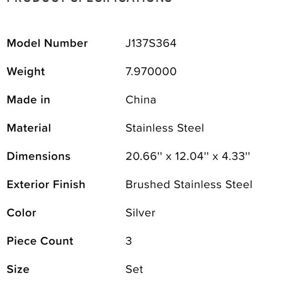 All-Clad Outdoor Stainless 3-PC Set - Picture 9 of 11